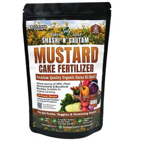 Mustard Cake Fertilizer 400G | 5x Powerful Using 20-40 Method