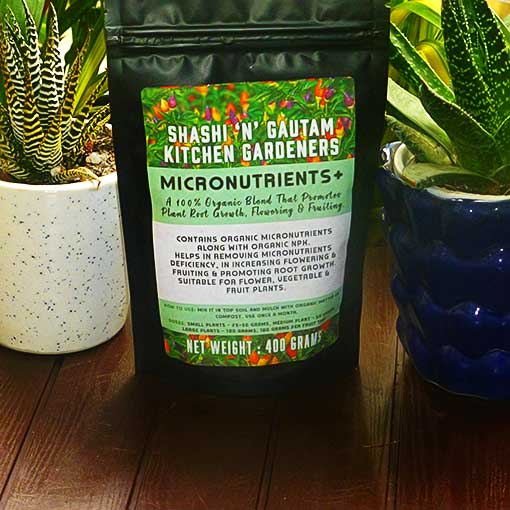 Buy Micronutrients Fertilizer For Plants with Organic NPK from Shashi N Gautam Web Shop