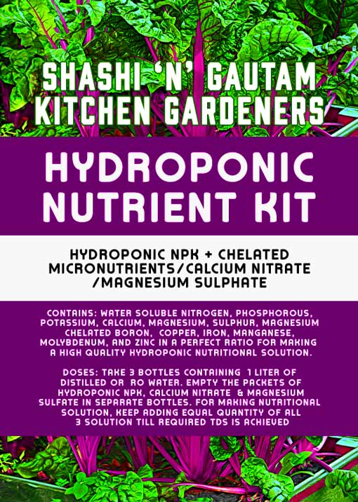 SnG Hydroponic Nutrients Kit How to make Hydroponic Nutrients Solution