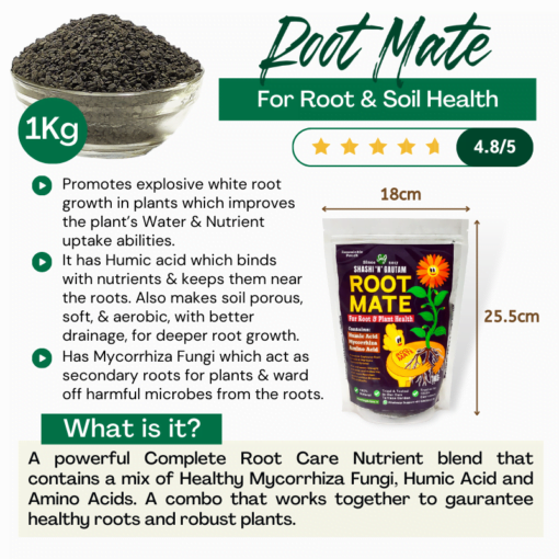 Grow More Organic Combo Root Mate Soil and Root Health Fertilizer