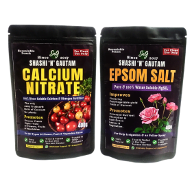 GreenGrowth Combo: 2X Plant Health Boost with Calcium Nitrate and Epsom Salt