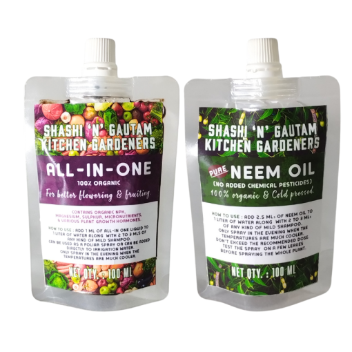 Combo All In One Plant Tonic and Neem Oil Shashi N Gautam