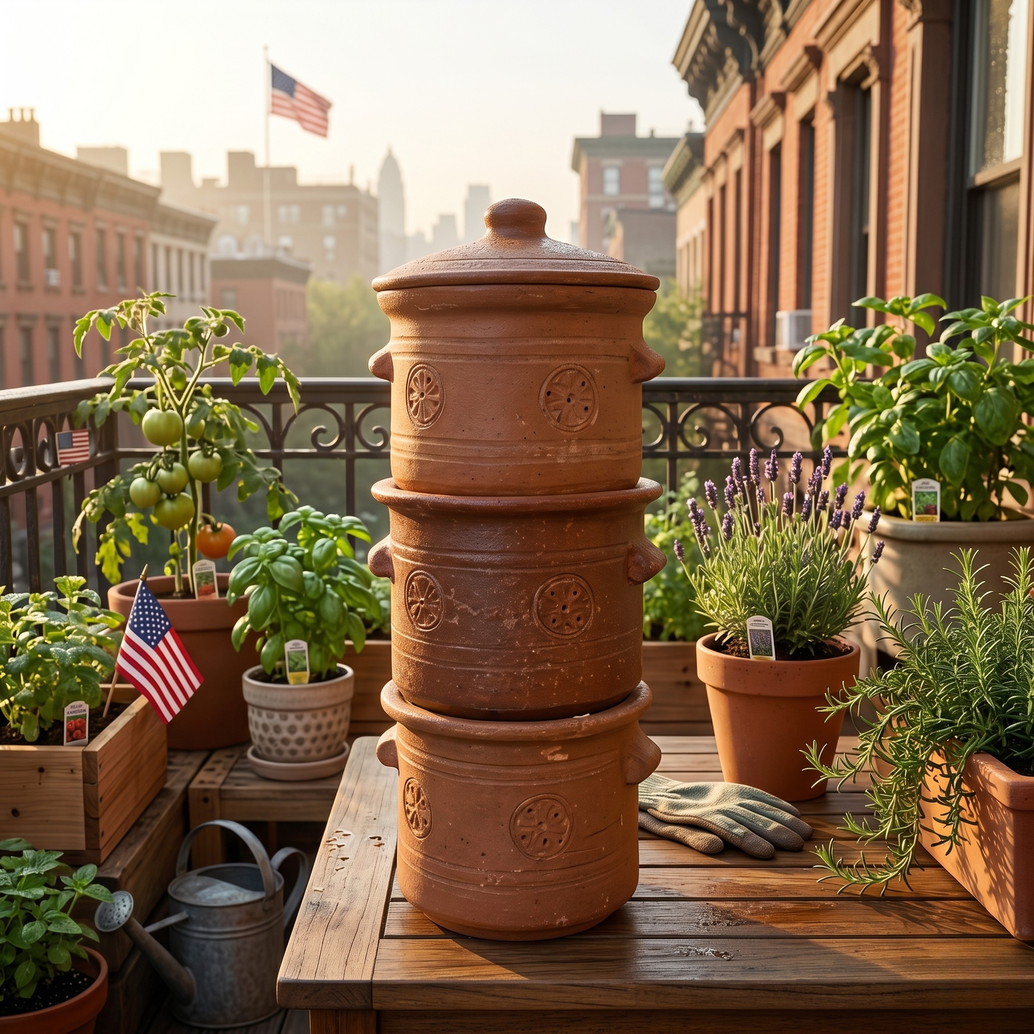 Teracotta Compost maker for small spaces